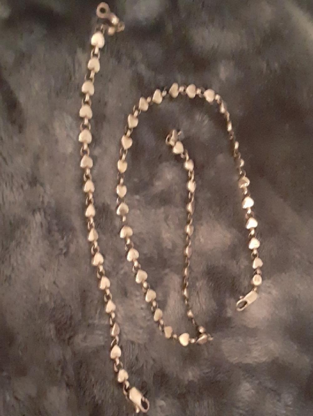 Tiffany and Co Silver Heart Necklace and Matching Bracelet